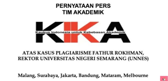 siaran pers kika plagiarisme rektor unnes siaran pers kika plagiarisme rektor unnes