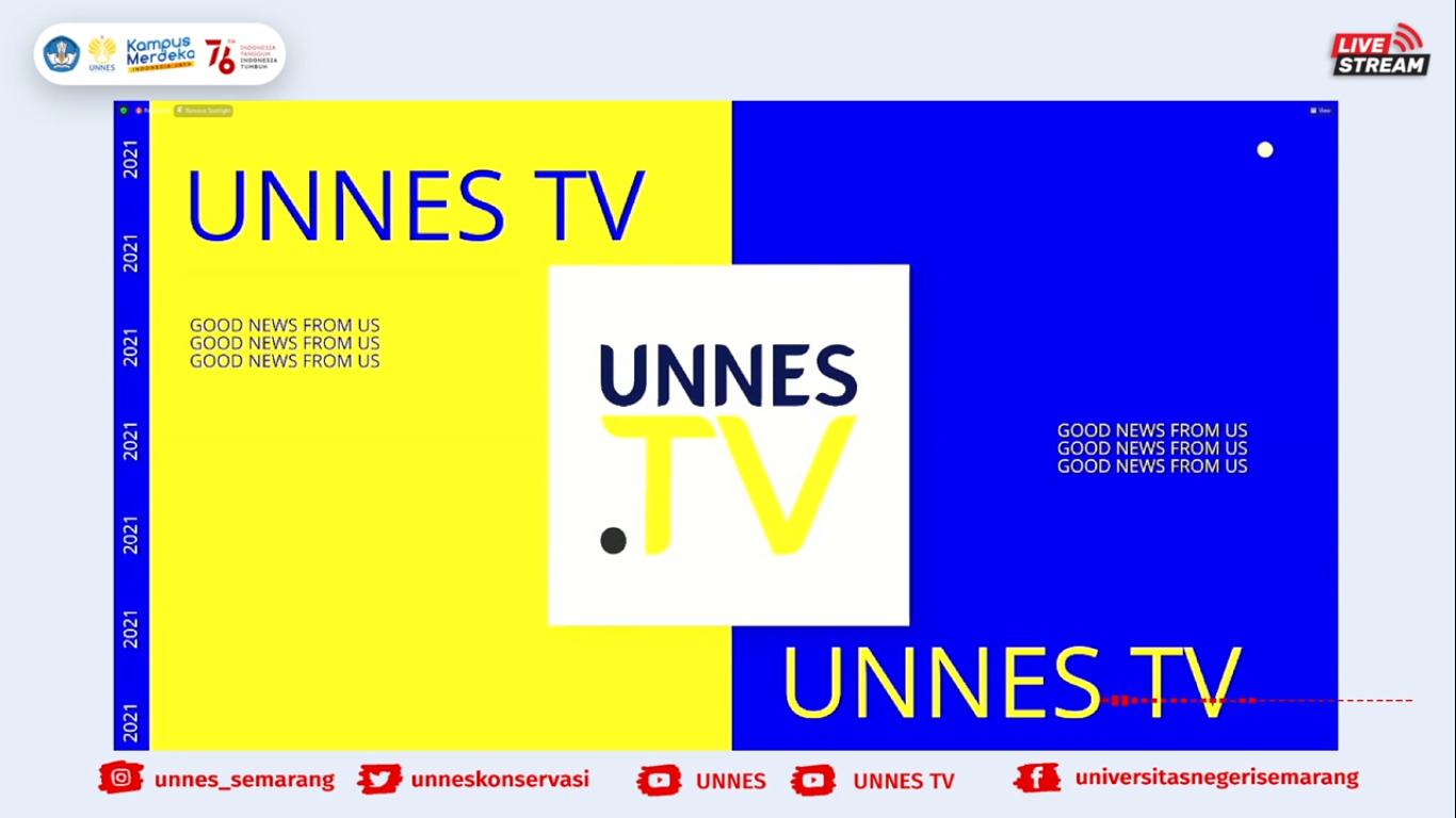 Peluncuran Unnes TV di Program Pengenalan Kampus