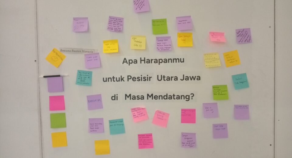 Harapan yang tertempel di dinding pameran. [Adiel/Magang BP2M]