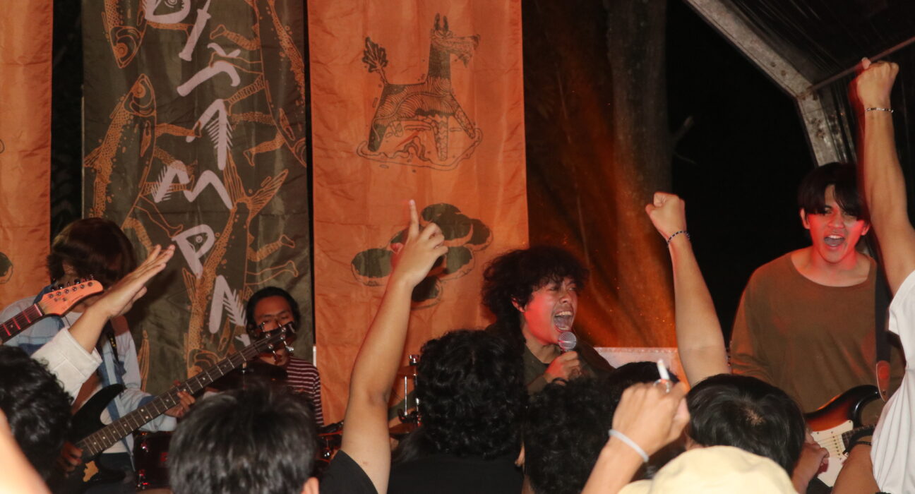 Band The Sunner tampil di acara Purwarupa Ditampart: Meruang dengan suasana meriah (Minggu, 22/06/2025) [Lidwina/Reporter BP2M]