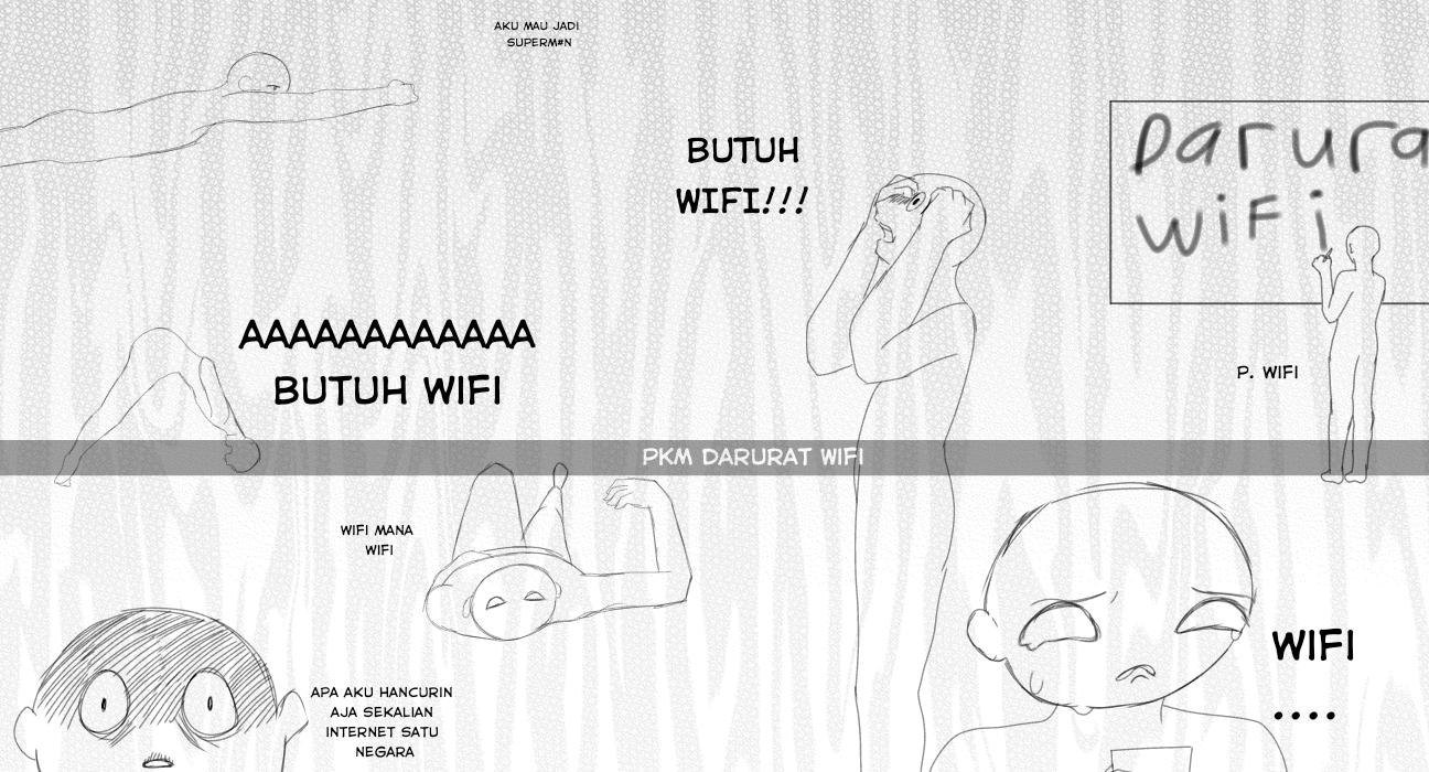 Ilustrasi keluhan terkait Wi-Fi [Hanna/BP2M]