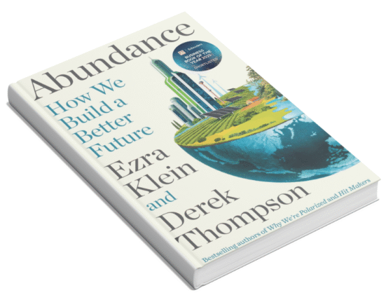 sampul buku abundance: how we build better future [