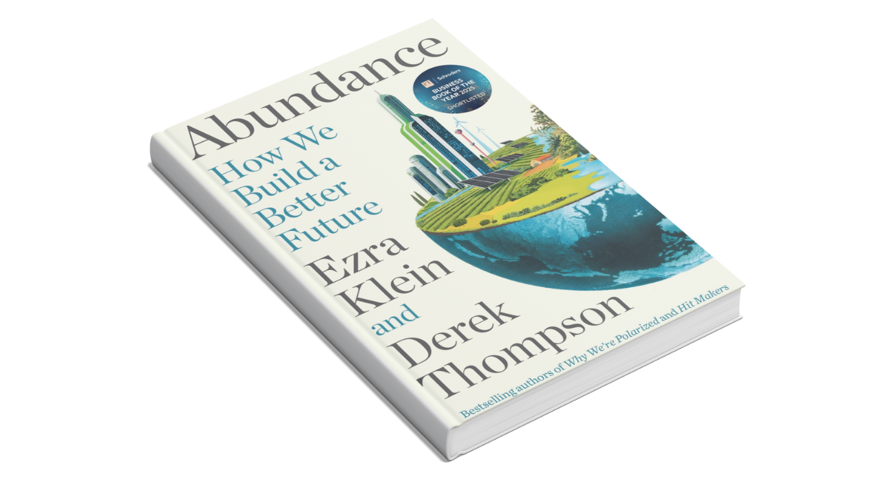 sampul buku abundance: how we build better future [