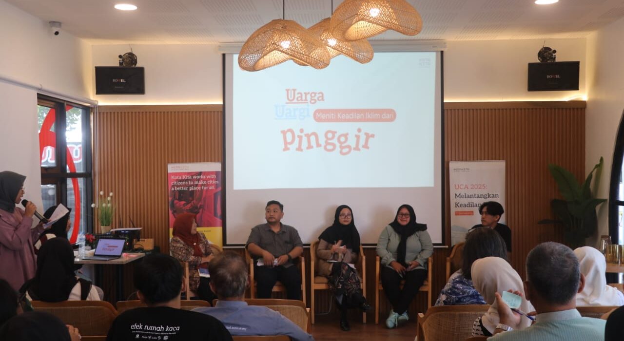 (Para pemateri pada diskusi bertajuk "Meniti Keadilan Iklim Lewat Pinggir pada jum'at, 10/10/2025) [Ansa daniswara/BP2M]