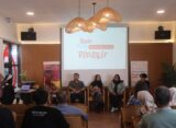 (Para pemateri pada diskusi bertajuk "Meniti Keadilan Iklim Lewat Pinggir pada jum'at, 10/10/2025) [Ansa daniswara/BP2M]