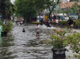 Potret banjir yang menggenangi salah satu daerah di Kota Semarang, Kamis (30/10/2025) [WALHI]