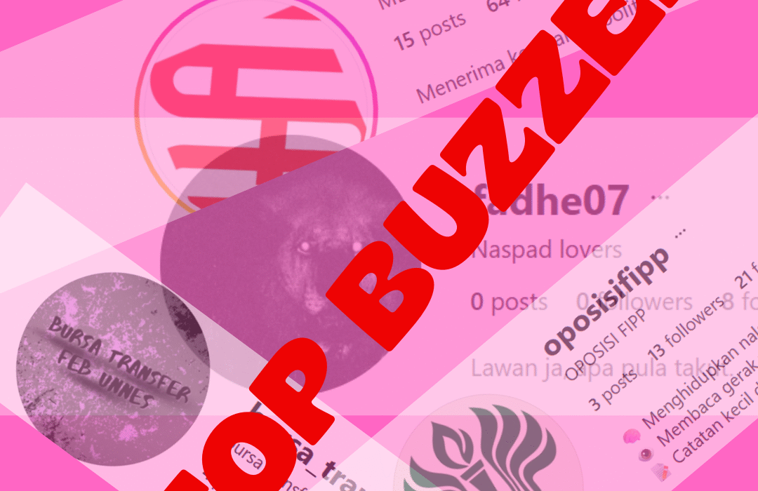 (Kumpulan tangkapan layar akun anonim) [sumber: penulis]