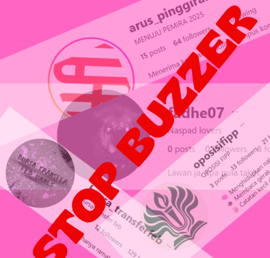 (Kumpulan tangkapan layar akun anonim) [sumber: penulis]