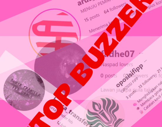 (Kumpulan tangkapan layar akun anonim) [sumber: penulis]