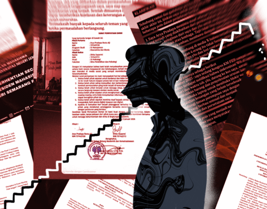 Ilustrasi isu yang menyeret nama BEM KM Unnes [Hanna/BP2M]