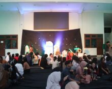 Salah satu bagian diskusi acara dari Berbusa yang di gelar teater ss di auditorium prof. Wuryanto, (Minggu/08/03/2026) [Basith Bp2m]